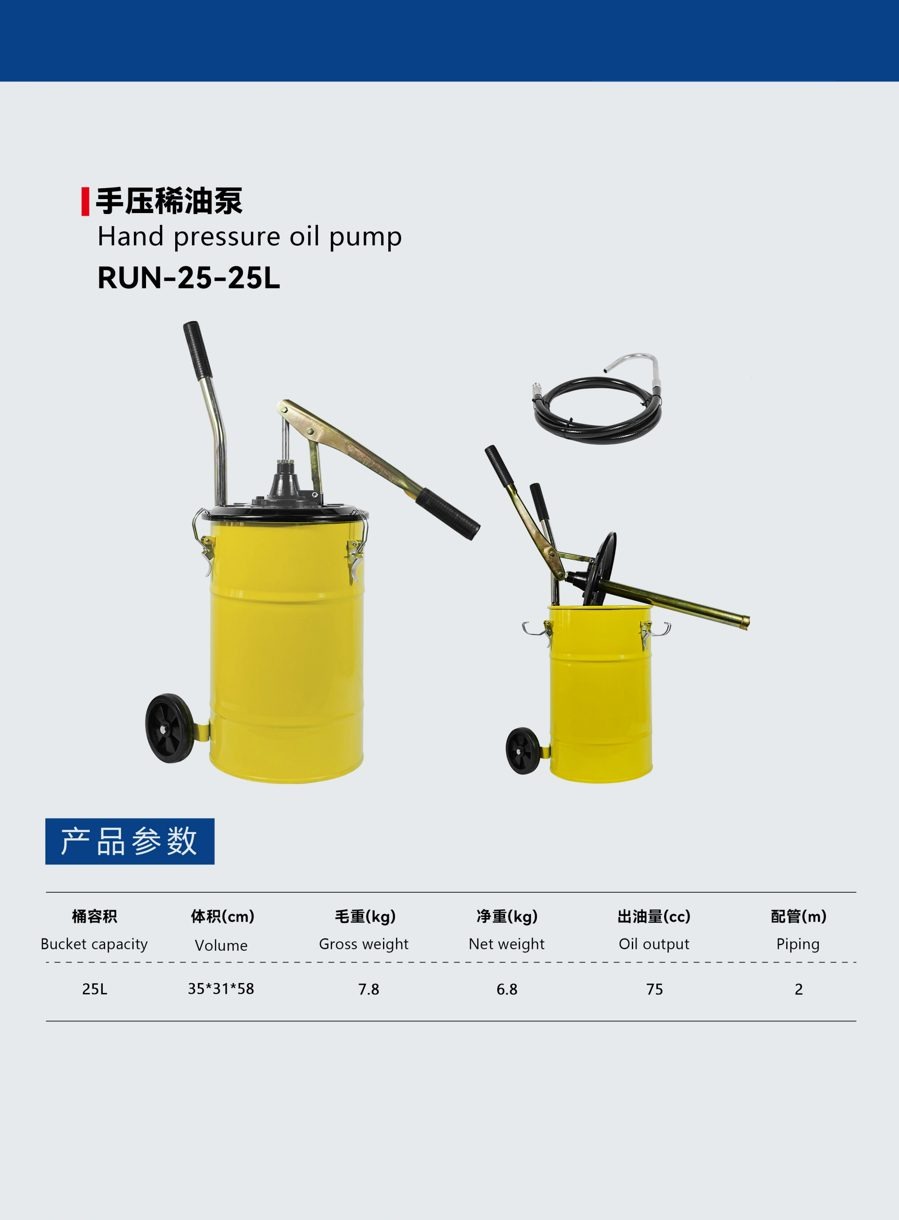 RUN-25-25L hand-pressure grease tool