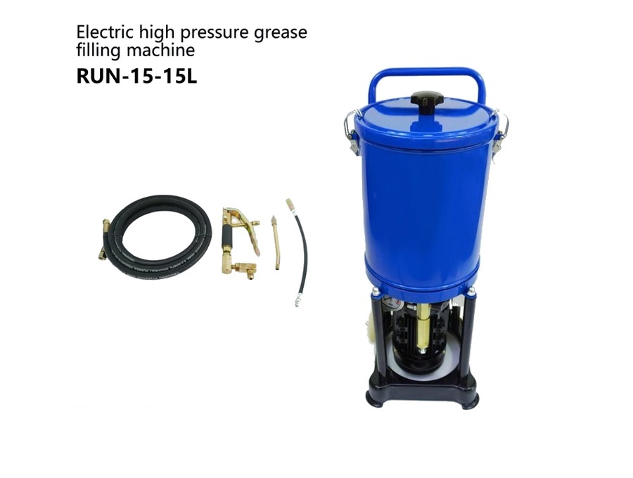 Electric high-pressure grease filling machine for factory equipment maintenance